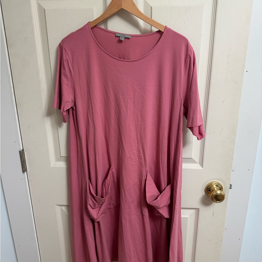 COS Pink Short Sleeve Tunic